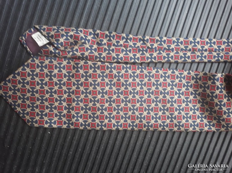 Armani: Midcentury, vintage ruha: hernyóselyem nyakkendő, Designer férfi öltözet