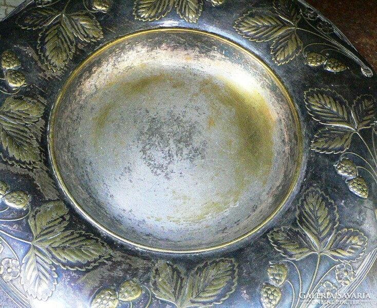 Antique silver-plated centerpiece