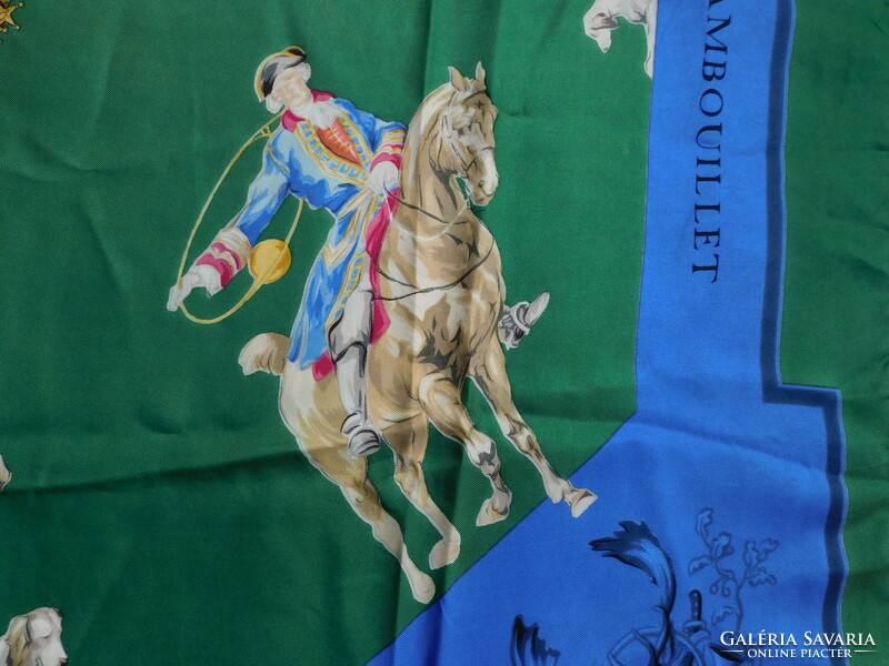 Hermes vintage silk scarf grande vénérie royale - 60s