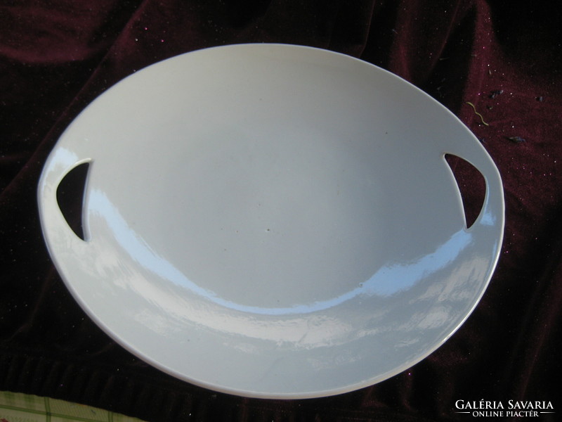 Zsolnay, modern bowl, from the 60s, Turkish. According to his plans, 37 x 28 cm with shield
