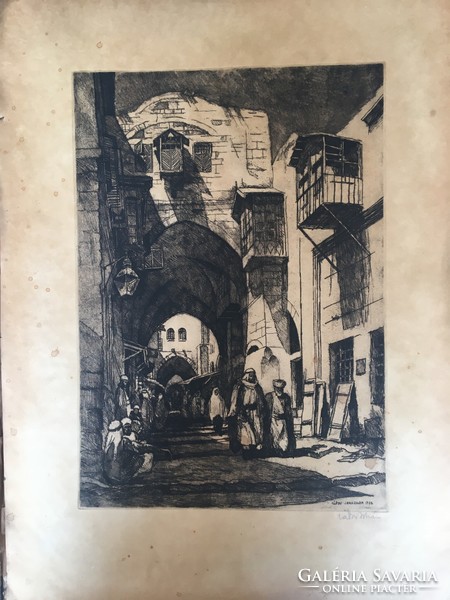 Zádor István, Jeruzsálem, 1927, ritka