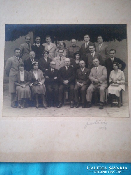 Teaching faculty in 1933 at the high school in Zenta