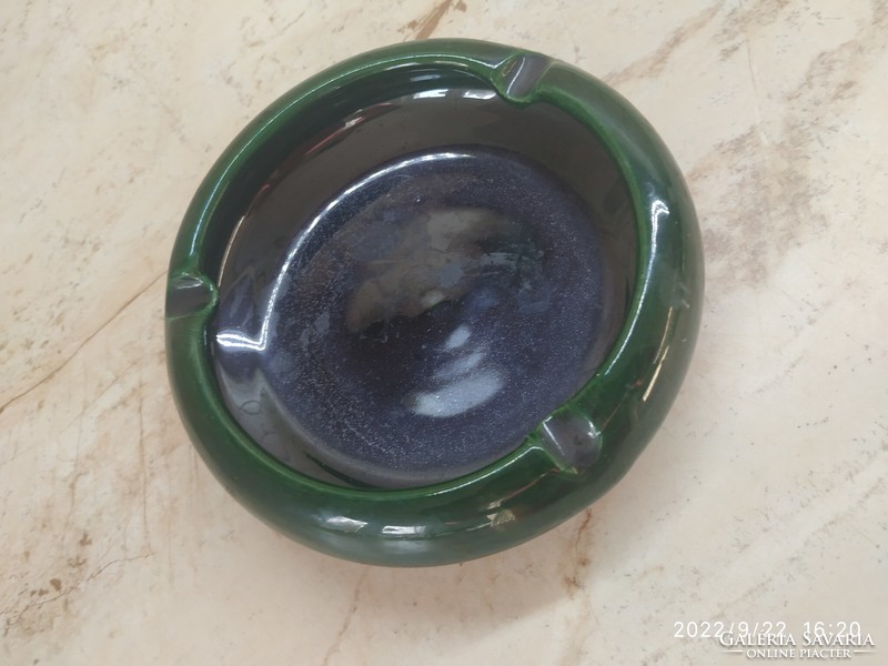 Green, marked, ceramic ashtray, ashtray for sale!