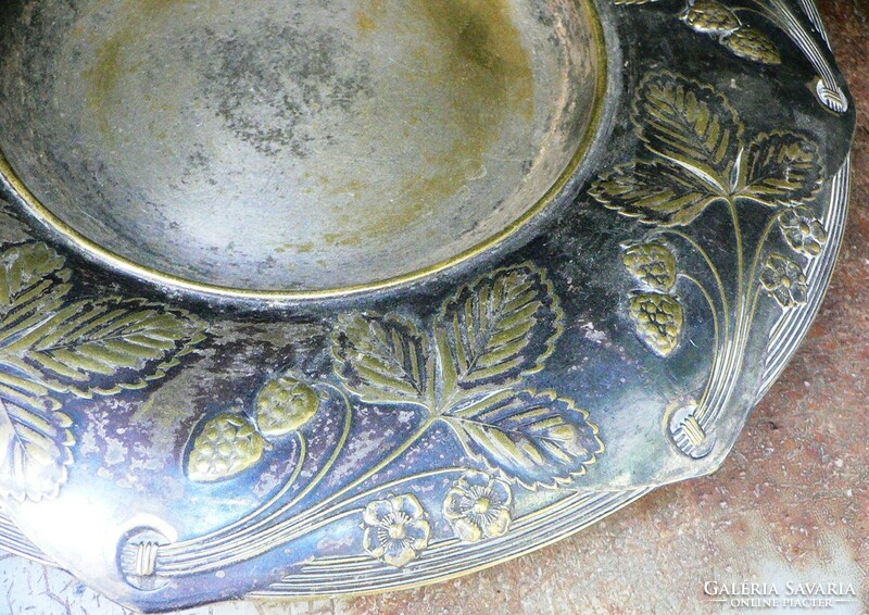 Antique silver-plated centerpiece