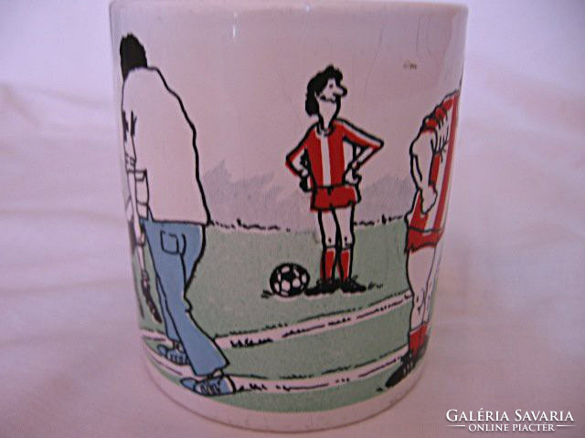 Funny kilncraft english soccer player scene mug