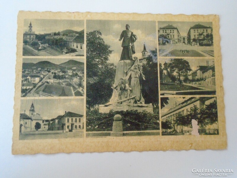 D190755 old postcard - sátoraljaújhely signatures - pu1952