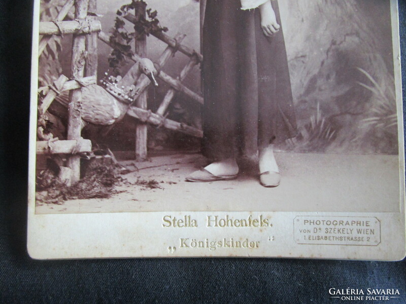 Approx. 1890 Photo photography photo studio marked hardback o - Hungarian monarchy stella hohenfels