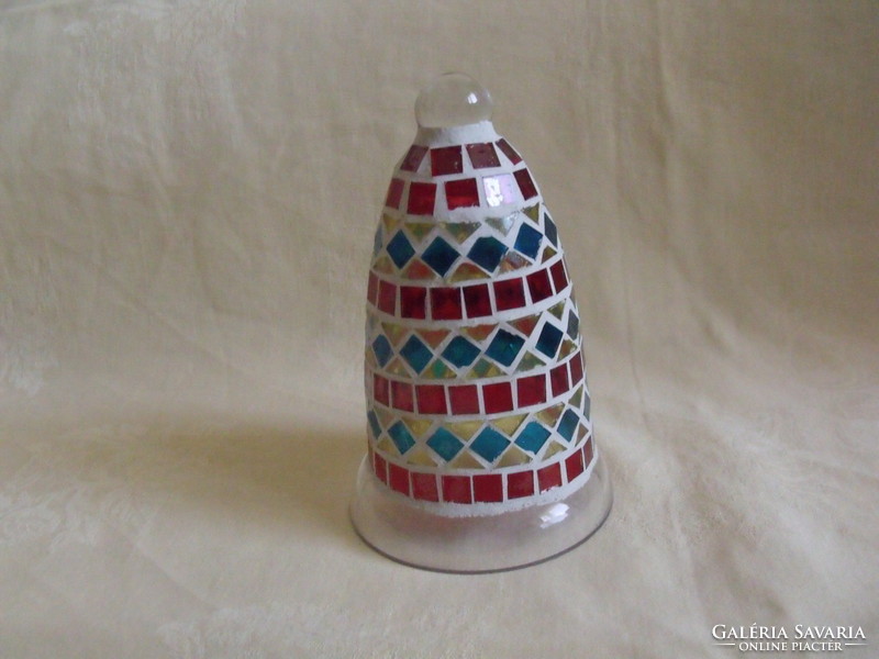 Kézműves színes üveg búra üveg harang