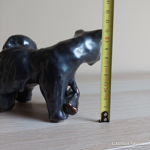 Bodrogkeresztúri kerámia kutya figura