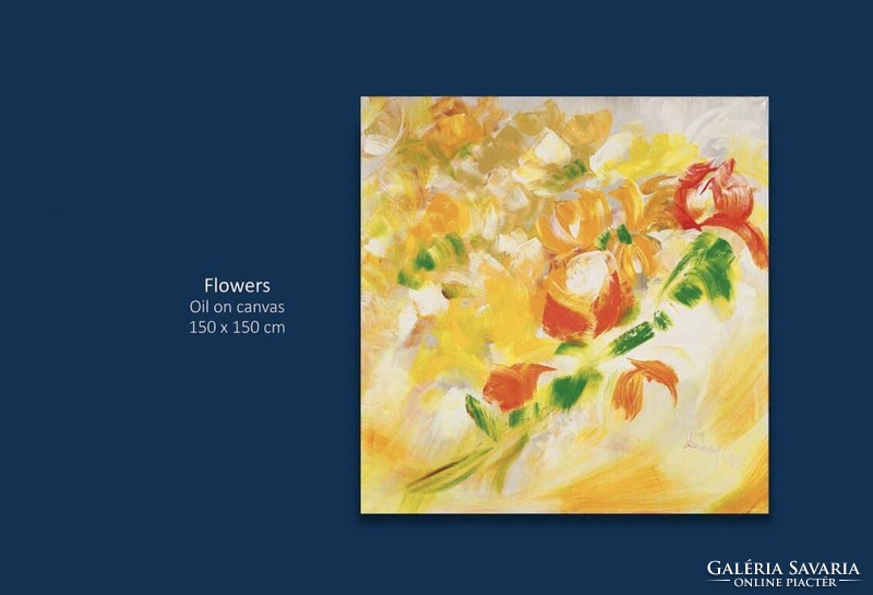 Rubint Ávrahám Péter (1958-): Flowers #1