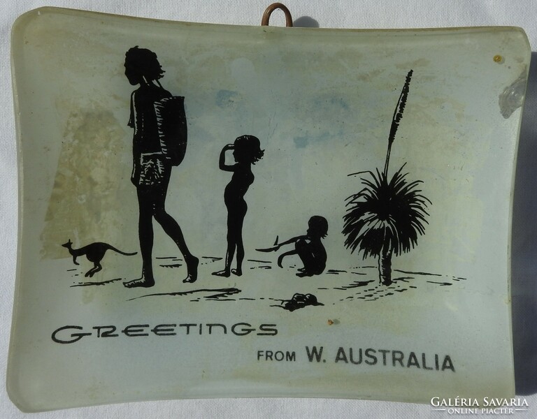 Antik fali ajándék kép Ausztráliából - Greetings from W. Australia