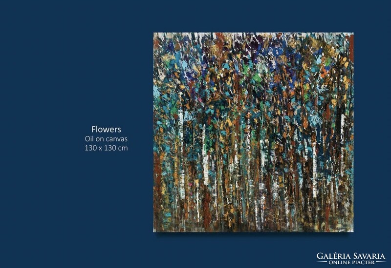 Rubint Ávrahám Péter (1958-): Flowers #2