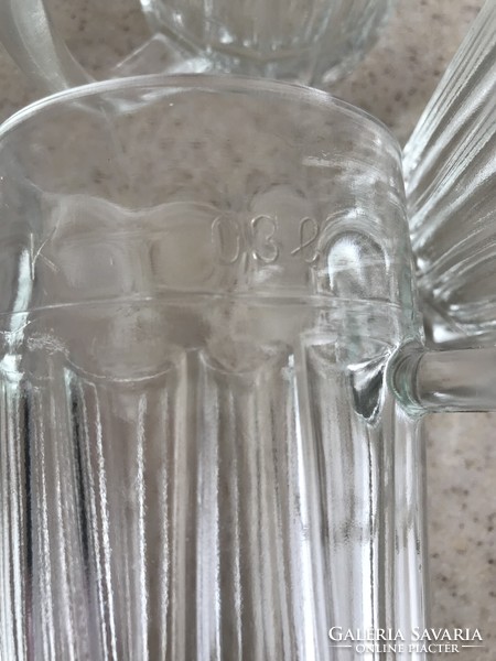 5 3 dl beer/soda glasses, in perfect condition