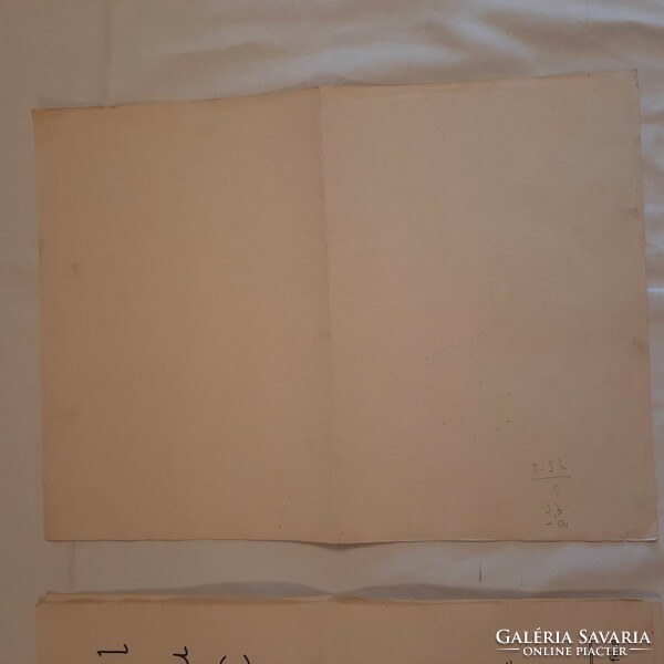 A Luttor-féle írásmód (zsinórírás) hivatalos mintái  - tanítási segédlet  ca. 1939