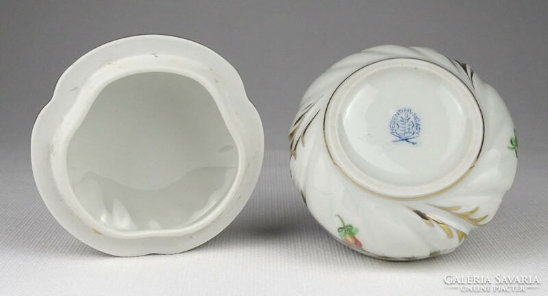 1K538 baroque Herend porcelain bonbonier