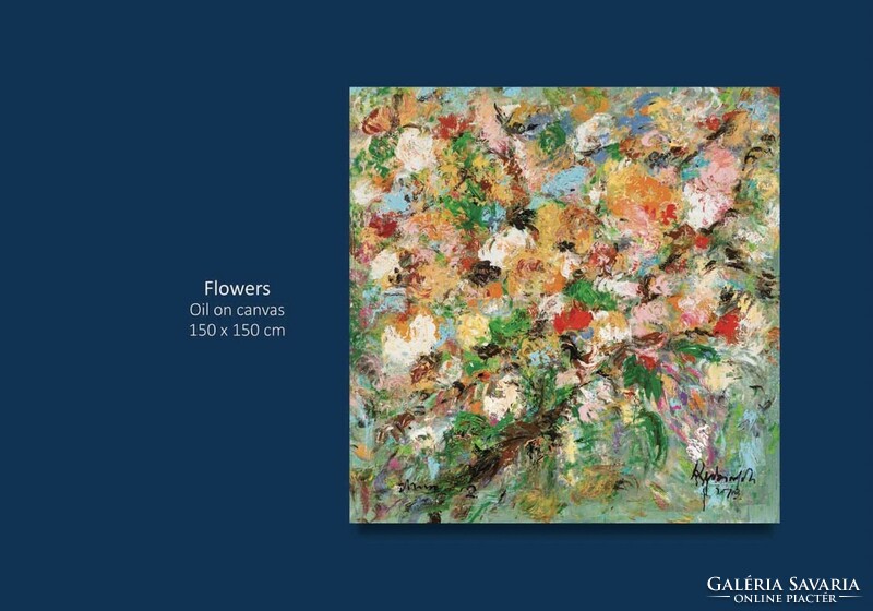 Péter Rubint ávrahám (1958-): flowers #4
