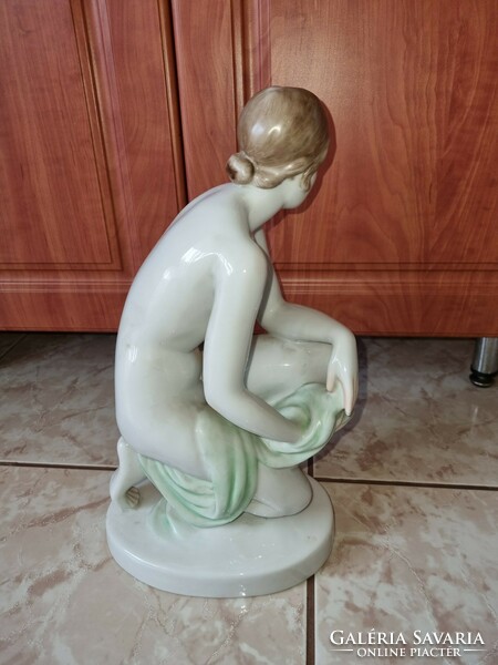 Herend female nude figure