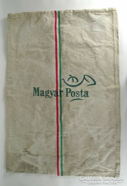 1K598 tricolor Hungarian post canvas mail bag 62 x 90 cm