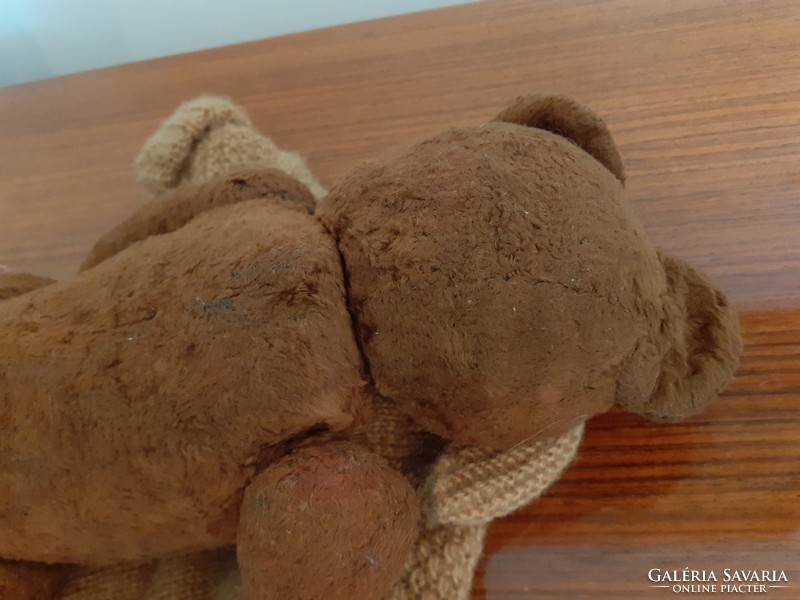 Old toy teddy bear vintage brown teddy bear