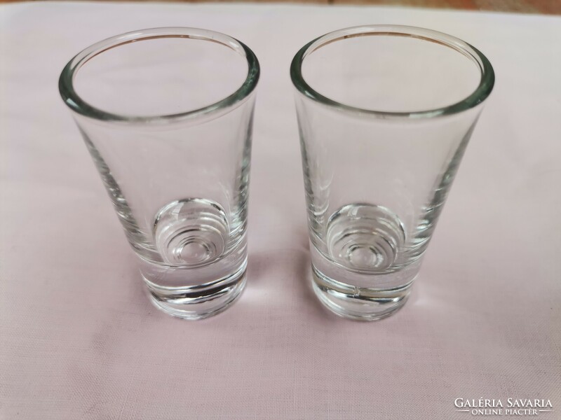 2 Glass pub half glasses, cognac glasses, liqueur half glasses, gift glass set, half set