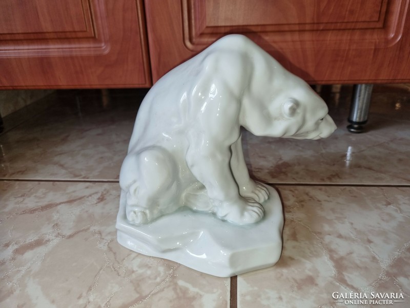 Porcelain bear figure from Herend