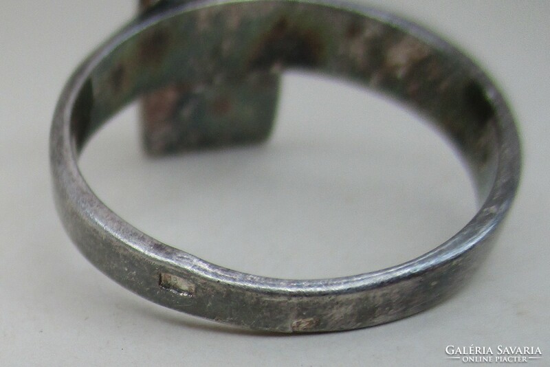 Szépséges  art deco köves ezüstgyűrű