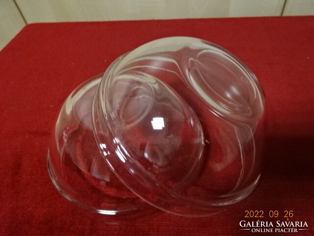 Arcoroc French glass bowl, diameter 12 cm. Two pieces in one. He has! Jokai.