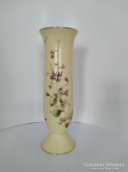 Zsolnay váza orhidea mintás 27 cm