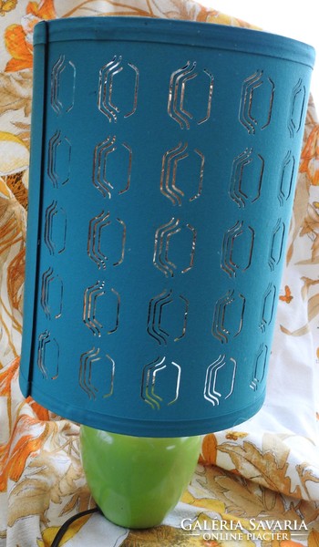 Elegant turquoise esto table lamp