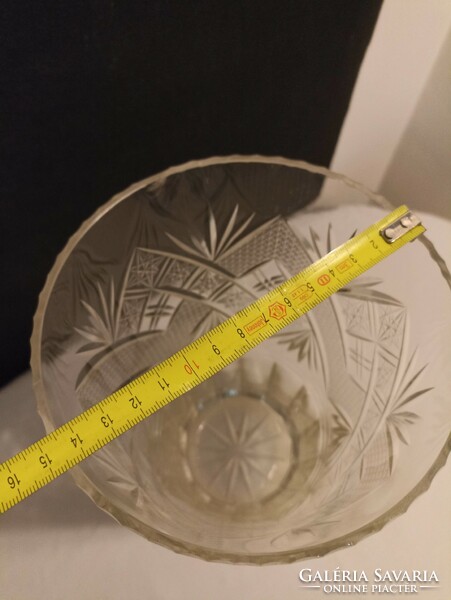 Lead crystal vase, 26 cm high, 14.5 cm diameter