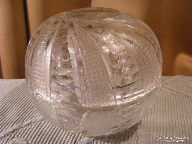 Crystal bonbonier - amphora jug