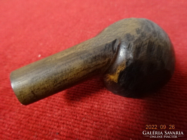 Antique wooden pipe from 1930, length 6.5 cm. He has! Jokai.