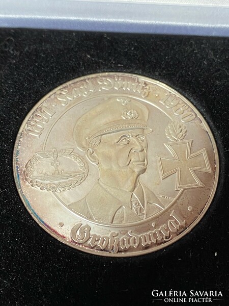 Admiral Karl Dönitz silver color commemorative medal pp