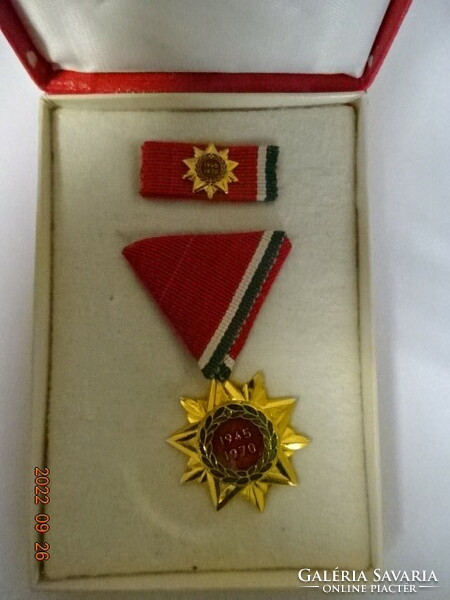Liberation, jubilee commemorative medal, 1945 - 1970. Available! Jokai.