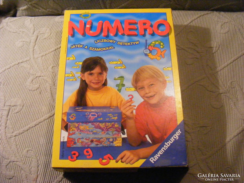 Game with numbers board game for elementary school children ravensburger 2000