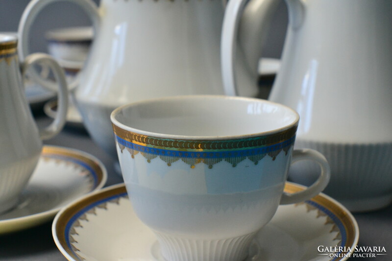 Old porcelain mocha set c.P colditz. Gdr