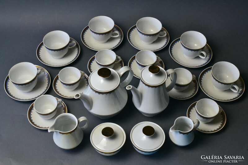 Old porcelain mocha set c.P colditz. Gdr