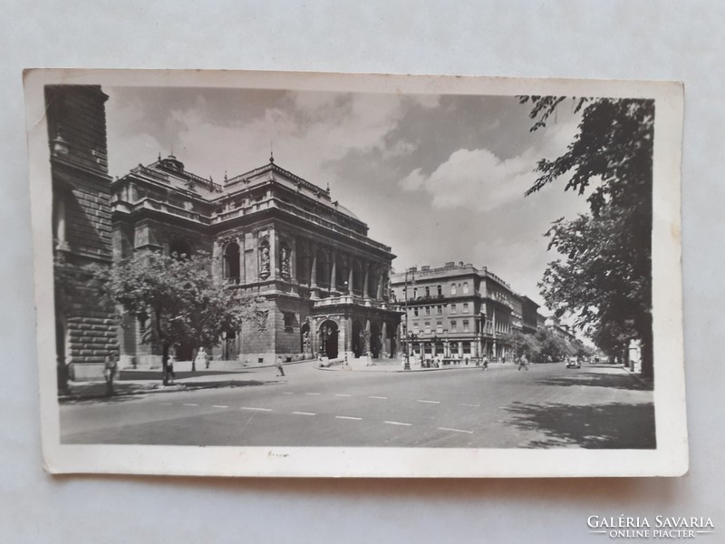 Old postcard budapest opera house andrássy road photo postcard