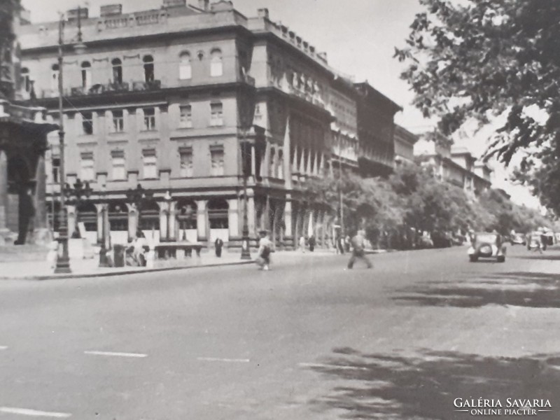 Old postcard budapest opera house andrássy road photo postcard