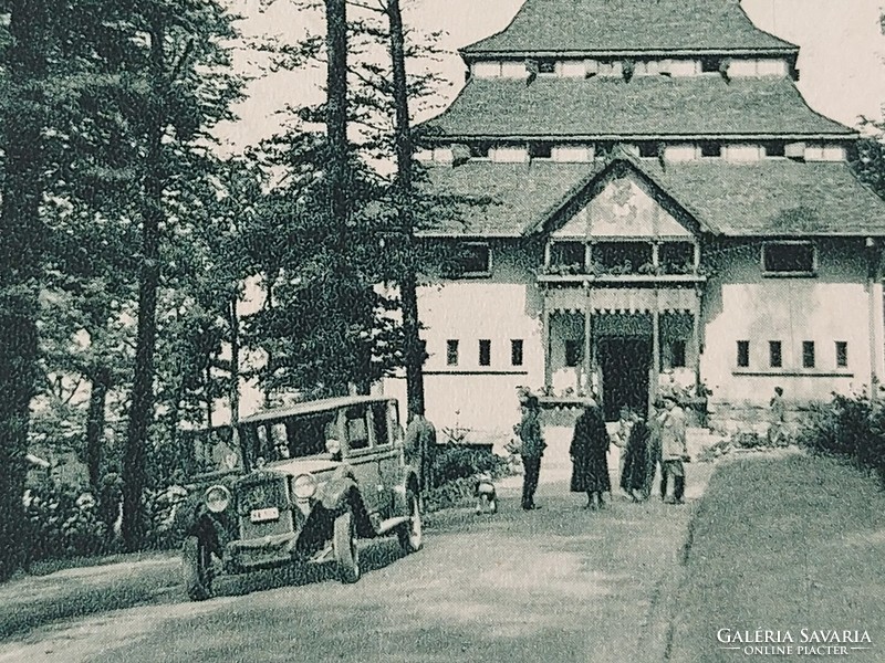 Régi képeslap 1934 fotó levelezőlap Mátraháza turistaszálló