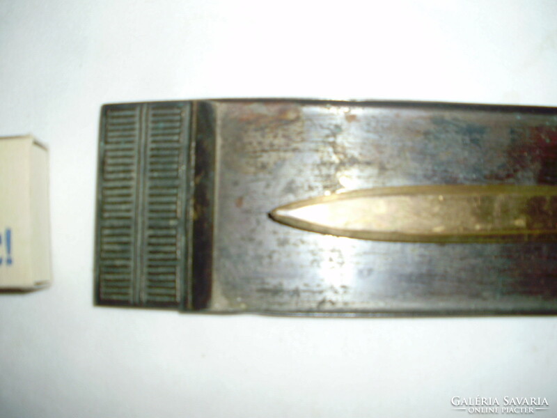 Copper leaf cutter set - knife, tray