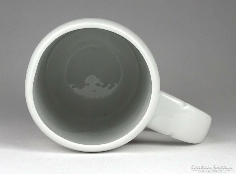 Plain porcelain beer mug marked 1K647 14 cm