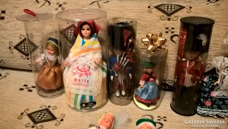 (K) doll collection of 9 nations