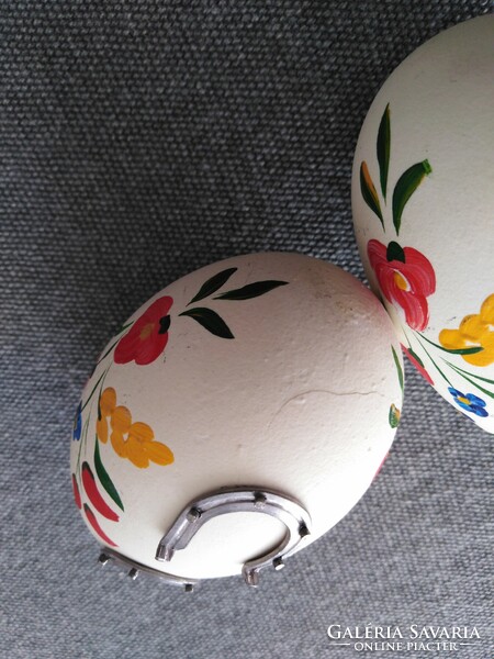 Horseshoe - Easter goose egg / hand painted