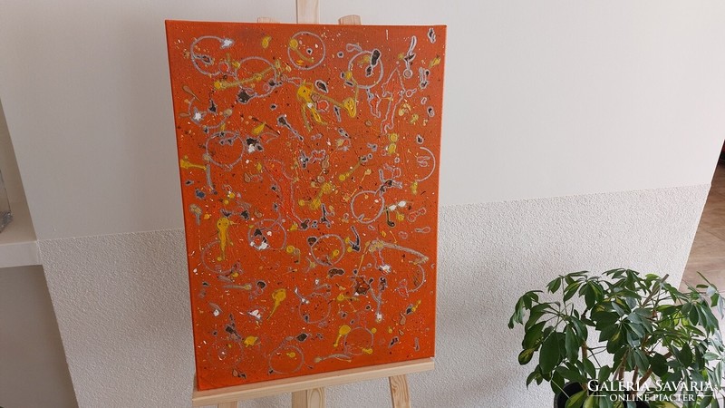 (K) decorative abstract painting 50x70 cm (marked)
