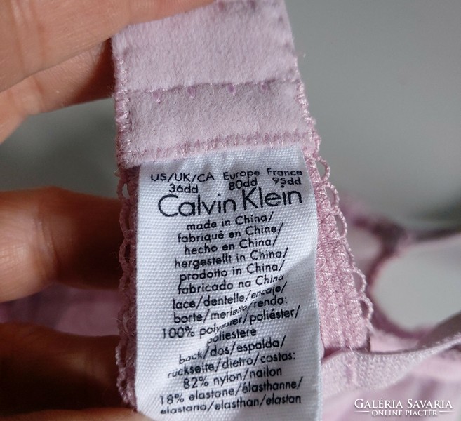 Újszerű Calvin Klein 80 DD halvány rózsaszín melltartó