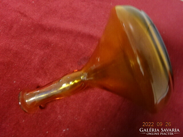 Méz sárga likőrös üveg, magassága 20 cm. Vanneki! Jókai.