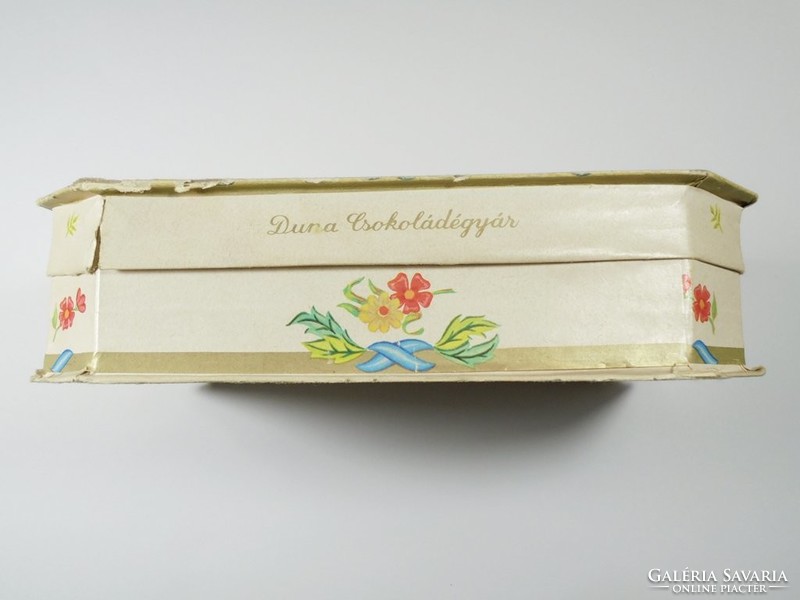 Retro Százszorszép Bonbon papír doboz - Duna Csokoládégyár - 1970-es évekből
