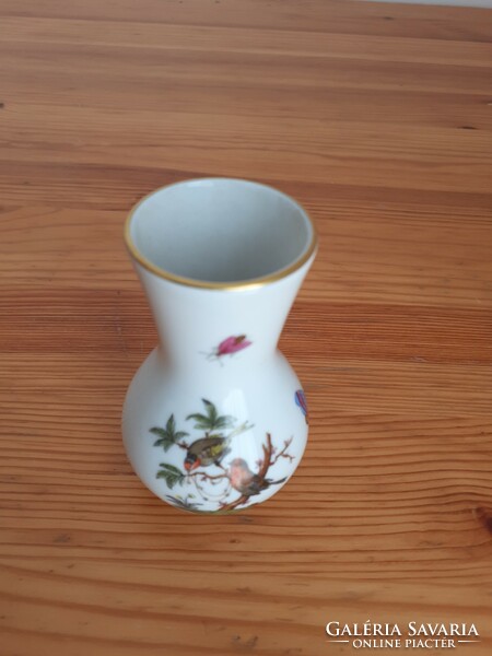 Herend Rothschild patterned vase.