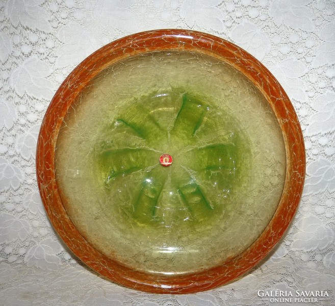 35 Cm. Wmf-era glass bowl.